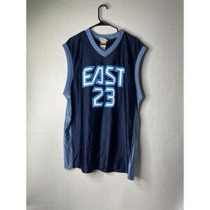 NBA East Lebron James #23 Blue/Light Blue Jersey Adult Size X Large